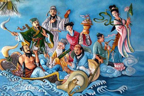 Chinese Memories Of Noah’s Flood? Ship with 8 mouths!