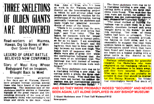 3-Giant-Skeletons-over-7-Feet-Tall-Waimea1912-Newspaper.2
