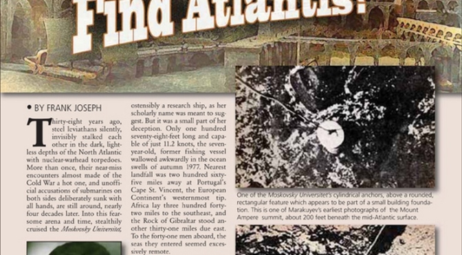 Another Soviet Cover-Up? Did the Russians Find Atlantis?